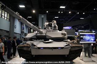 AbramsX MBT Main Battle Tank technology demonstrator GDLS United States front view 001