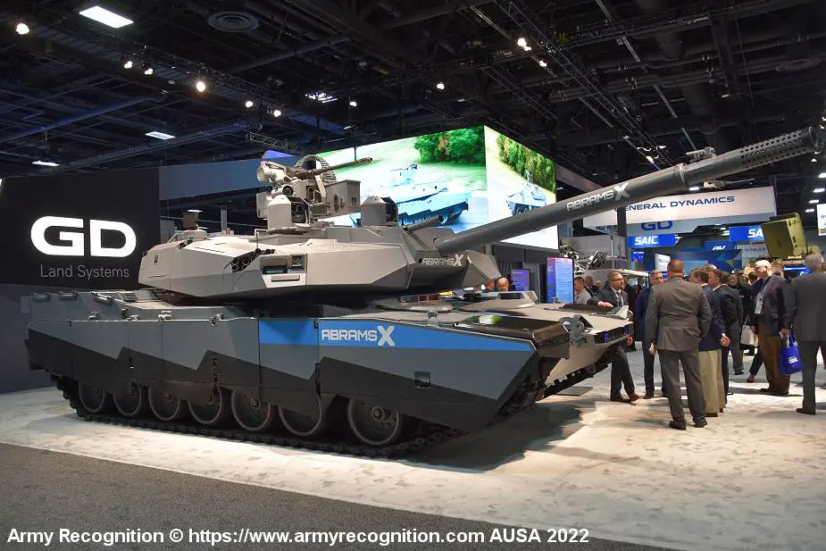 AbramsX MBT Main Batlle Tank technology demonstrator data