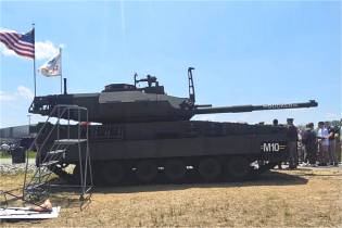 M10 Booker MPF Mobile Protective Firepower 105mm light tank United States right side view 001