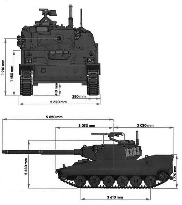 M8 AGS light armoured gun system tank technical data sheet specifications information description intelligence identification pictures photos images video information U.S. Army United States American defence industry military technology