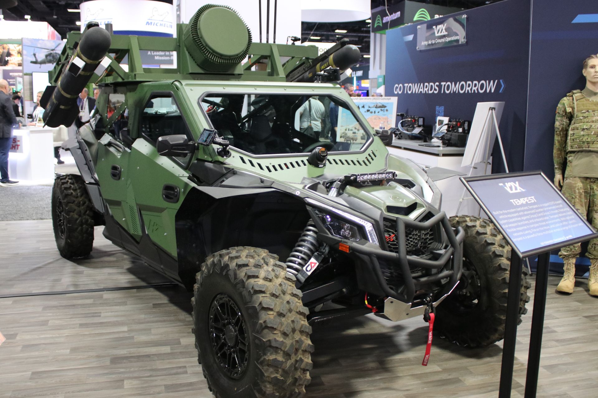 Tempest V2X mobile Counter-UAS air defense system United States