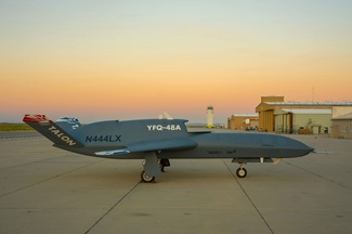 YFQ-48A Talon Blue autonomous collaborative combat aircraft Northrop Grumman United States specifications technical review data fact sheet pictures video