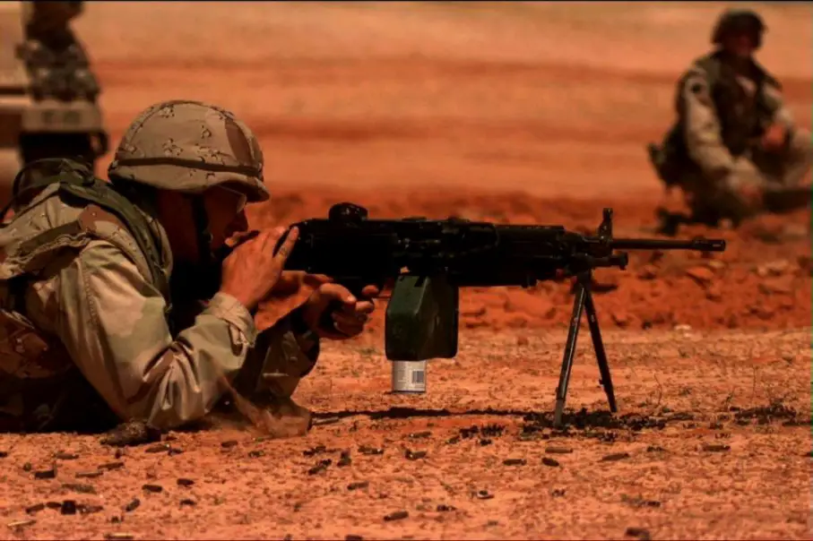 M249 SAW Minimi Light Machine Gun United States Pictures US Army 
