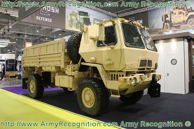 Oshkosh also is displaying an unarmored 4x4 truck from the Family of Medium Tactical Vehicles (FMTV) in booth #N4-560 during the event. The FMTV is a series of 17 models ranging from 2.5-ton to 10-ton payloads. Vehicles have a parts commonality of more than 80 percent, resulting in streamlined maintenance, training, sustainment and overall cost efficiency. 