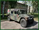 M1035A2 Humvee HMMWV ambulance vehicle technical data sheet specifications information description intelligence identification pictures photos images US Army United States American defence industry military technology 