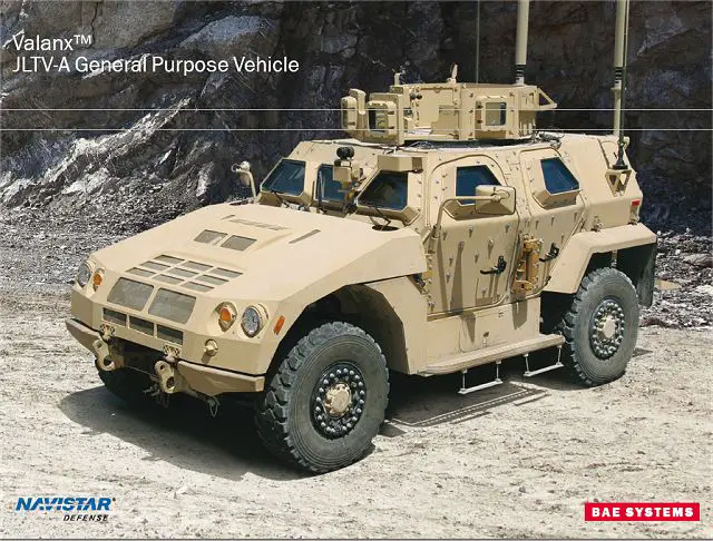 BAE Systems, along with teammates Northrop Grumman and Meritor Defense, announced today that they plan to submit tomorrow a proposal for the Engineering and Manufacturing Development (EMD) phase of the Joint Light Tactical Vehicle (JLTV) program.