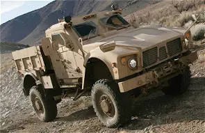 M-ATV Oshkosh Cargo Carrier Utility Variant all-terrain armoured vehicle data sheet description information specifications intelligence identification pictures photos images US Army United States American defense military mine protected troop carrier command post maintenance shelter