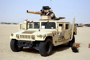 M1045 M1045A1 M1045A2 HMMWV Humvee anti-tank missile Tow carrier vehicle technical data sheet specifications information description intelligence identification pictures photos images video US Army United States American AM General defence industry military technology