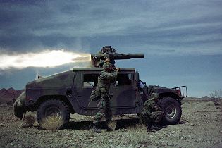 M1045 M1045A1 M1045A2 HMMWV Humvee anti-tank missile Tow carrier vehicle technical data sheet specifications information description intelligence identification pictures photos images video US Army United States American AM General defence industry military technology