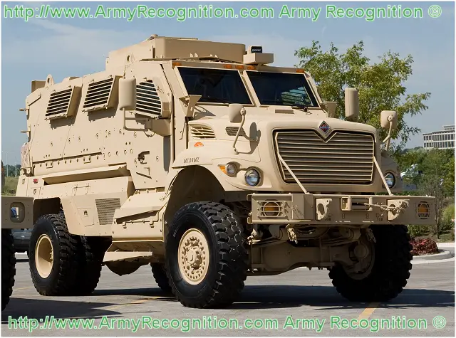 MaxxPro Plus MRAP mine protected armoured vehicle data sheet description information specifications intelligence identification pictures photos images US Army United States American defense military Navistar International 