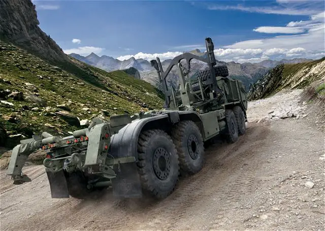 The Oshkosh MSVS SMP builds upon decades of in-theatre experience around the globe and more than one billion real-world operational kilometres accumulated on the Oshkosh Heavy Expanded Mobility Tactical Truck (HEMTT) platform.