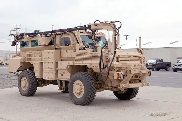 Last week, the Letterkenny U.S. Army Depot has celebtrated the successful production and roll out of the latest version of the Mine Resistant Ambush Protected route clearance vehicle based on RG31 4x4 mine protected vehicle. 