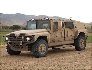 Saratoga International Navistar Defense light tactical multirole vehicle technical data sheet specifications information description intelligence identification pictures photos images US Army United States American defence industry military technology wheeled armoured personnel carrier