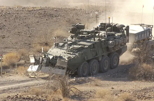 Stryker ESV M1132 General Dynamics engineer support wheeled armoured