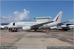 E-7A WEDGETAIL Airborne Early Warning & Control aircraft technical data sheet specifications intelligence description information identification pictures photos images video Australia Australian Air Force defence aviation aerospace industry technology