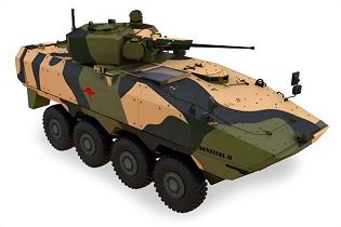 Sentinel II combat reconnaissance 8x8 armoured vehicle technical data sheet description specifications information identification pictures photos images Australia Australian army