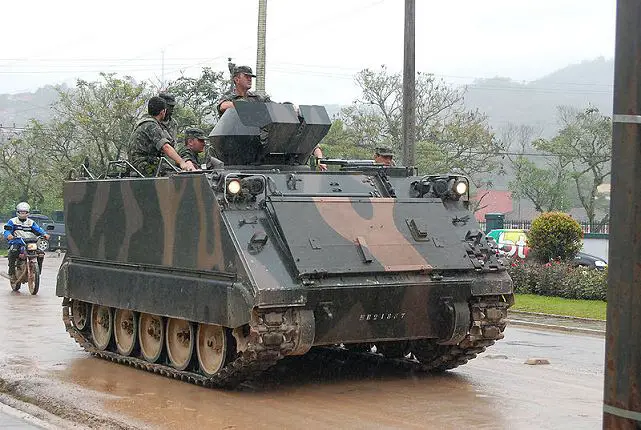 BAE Systems, in partnership with the Brazilian Army are upgrading 150 M113 armored personnel carriers for Brazil through a foreign military sales contract worth $41.9 million. The Brazilian Army will upgrade the M113B vehicles to the M113A2 Mk1 configuration. 