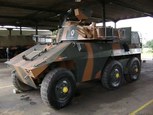 The Brazilian Army has delivered refurbished Cascavel armored vehicles to neighboring Suriname under a 2012 bilateral agreement. The Cascavel, originally manufactured by a now defunct Brazilian company, is a 6X6 armored vehicle. 