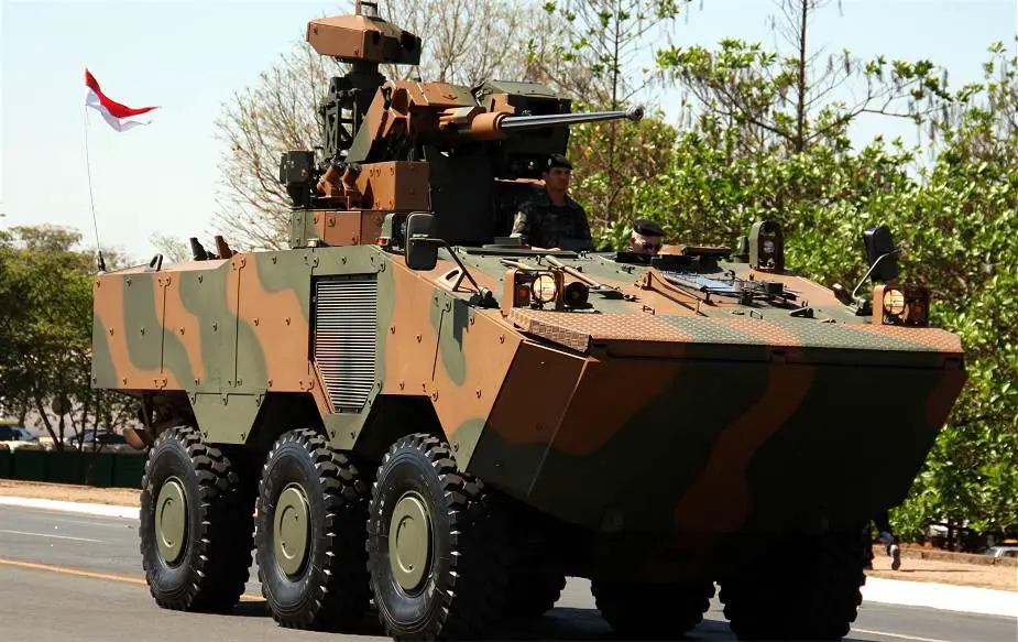 Guarani VBTP MR APC wheeled armoured vehicle personnel carrier Brazil Brazilian army 925 001