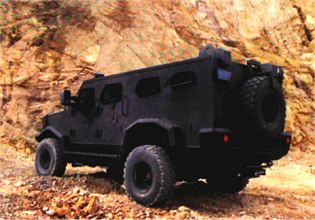 Hunter TR-12 multi-purpose tactical armoured vehicle technical data sheet specifications description information pictures photos images identification Colombia Colombian defence industry military technology armor international personnel carrier