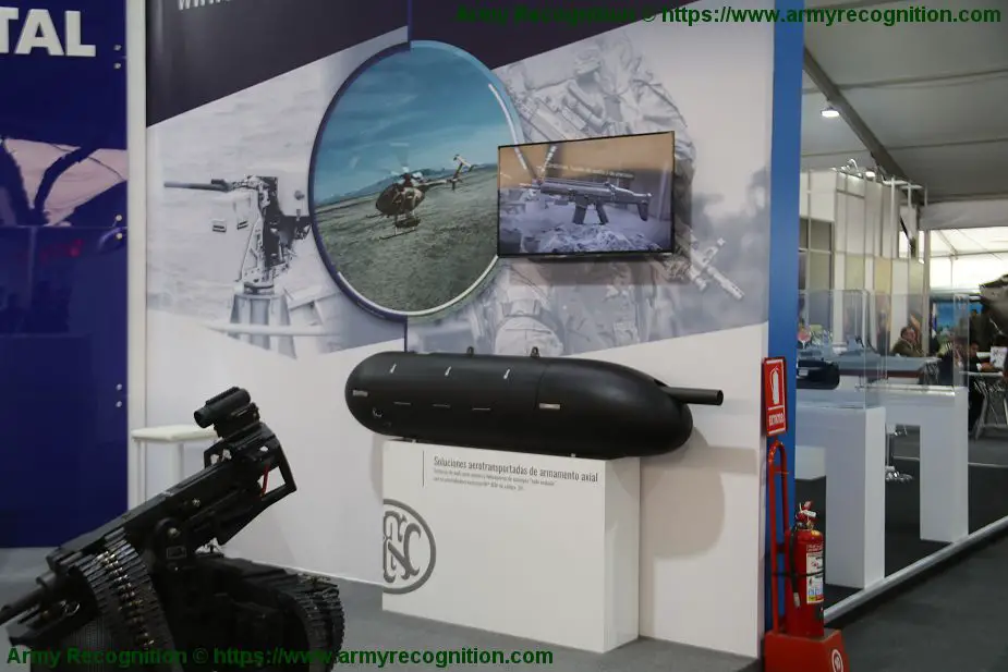 FN Herstal from Belgium exhibits its full range of military products Lima Peru SITDEF 2019 925 002