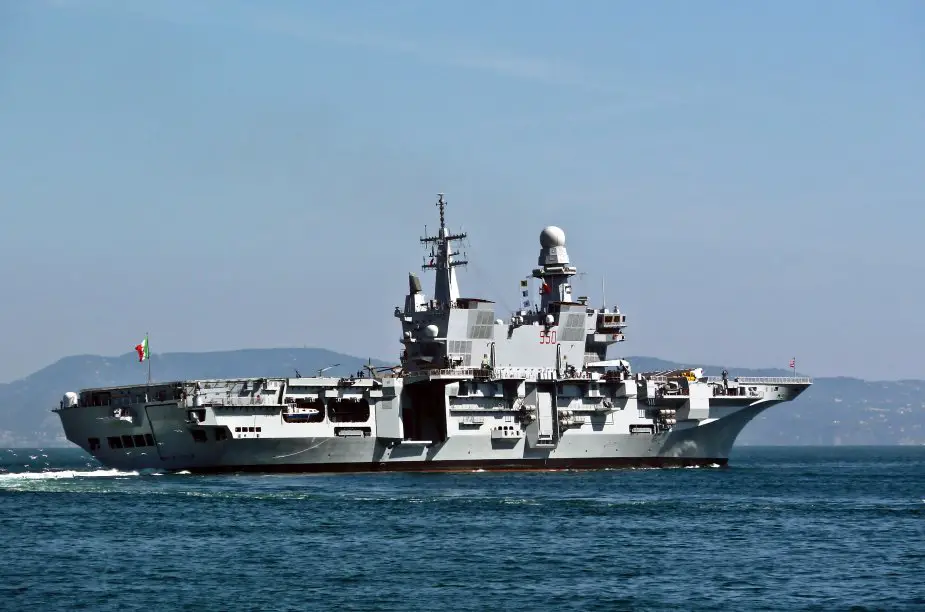 Conte di Cavour Aircraft Carrier Italian Navy Technical Data 925 003