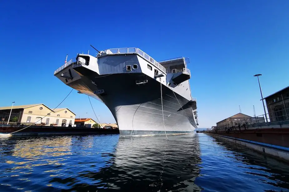 Conte di Cavour Aircraft Carrier Italian Navy Technical Data 925 004