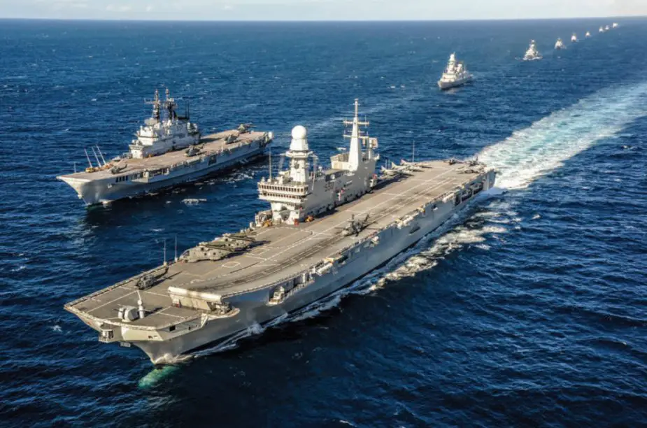 Conte di Cavour Aircraft Carrier Italian Navy Technical Data 925 005