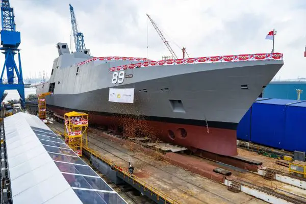 Each new Victory-class vessel will combine frigate-level air defense, surface warfare, underwater surveillance, aviation support, mission-module capacity, and control of unmanned vehicles in a single hull. (Picture source: Singapore Navy)