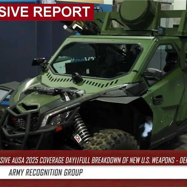Day 2 at AUSA 2025: U.S. defense industry unveils next-gen autonomous vehicles, advanced artillery systems, and future-ready squad weapons on the show floor in Washington, D.C., United States.