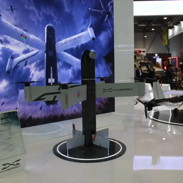 Azerbaijan’s KASIRGA VTOL drone combines reconnaissance, autonomous flight and precision strike capabilities in a compact design (Picture Source: Army Recognition Group)