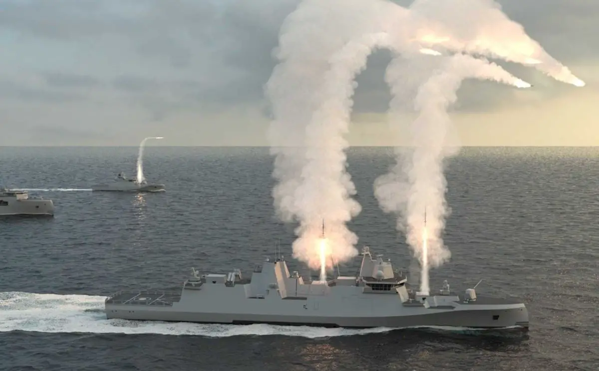 The GMF 140 is intended to conduct anti-air warfare (AAW), ballistic missile defence (BMD), anti-submarine warfare (ASW), and long-range strike missions.
