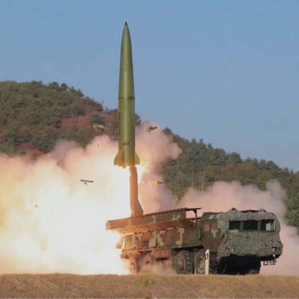 The distance covered on August 12 places the projectile within the range generally associated with short-range ballistic missiles, between 300 and 1,000 kilometers (Picture source: KCNA)