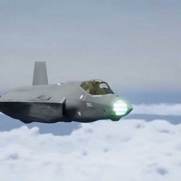 The AN/APG-81 AESA radar is housed in the nose of the F-35, providing simultaneous air and ground threat detection with precision tracking capabilities.