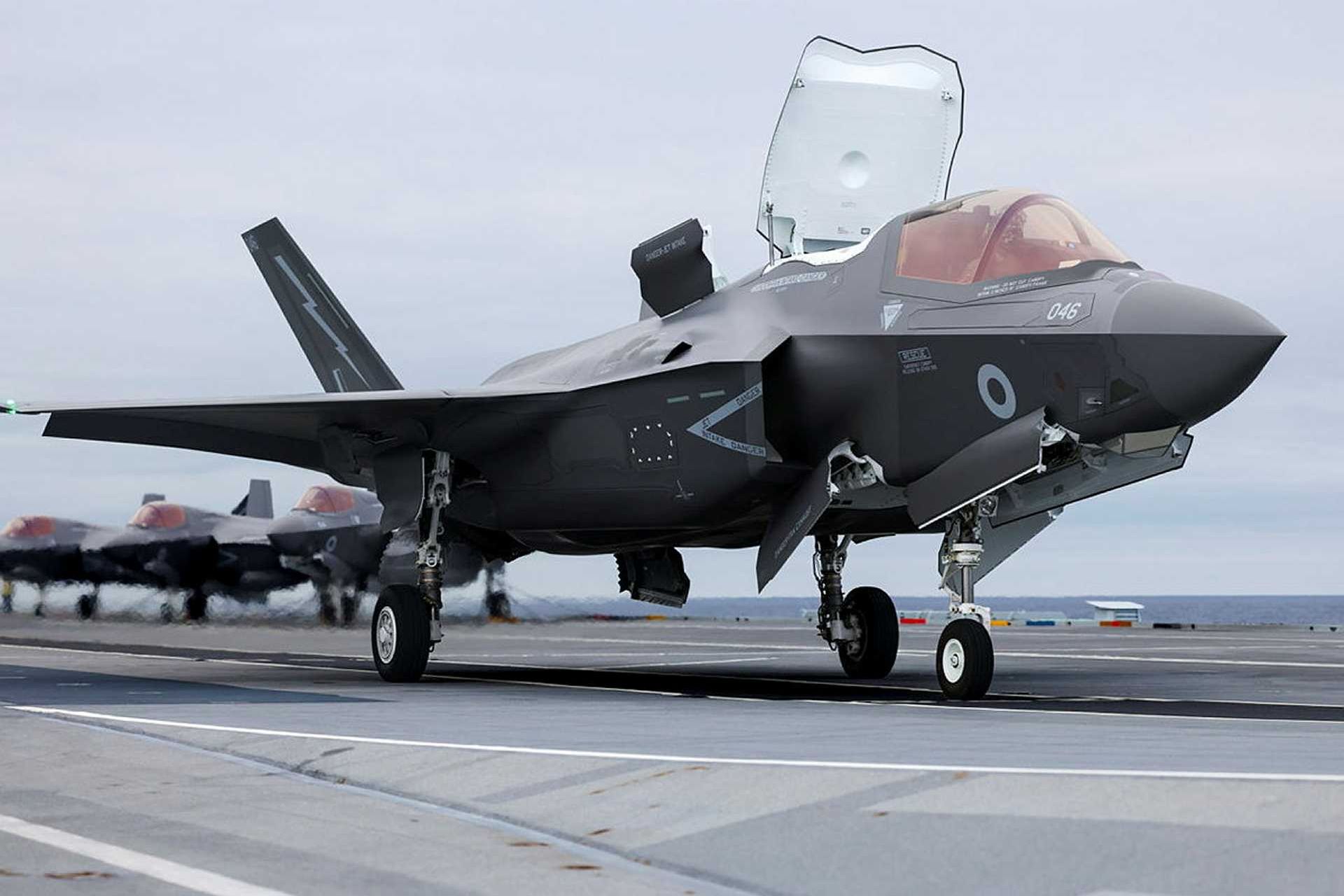 A British Royal Air Force F-35B Lightning II flies during operations. The Pentagon's latest contract modification will support the integration of United Kingdom-specific weapons capabilities under the F-35 Block 4 modernization program, enhancing the aircraft's combat effectiveness and interoperability within NATO. (Picture source: UK MoD)