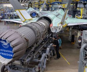 Patria has completed Finland’s first locally assembled F135 engine at its Linnavuori facility, strengthening domestic F-35A sustainment capacity and expanding NATO’s fifth-generation propulsion support network across Northern Europe (Picture Source: Lockheed Martin)