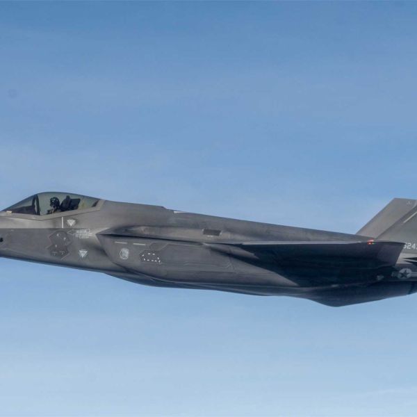 The F-35A is expected to anchor the U.S. Air Force’s projected 2035 fighter fleet, accounting for approximately 40 percent of aircraft as the service seeks both a larger combat force and a combined 60 percent stealth share with F-22s and F-47s. (Picture source: U.S. Department of War/Defense)