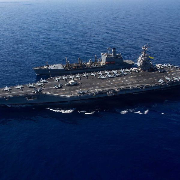 USS Gerald R. Ford (CVN 78) aircraft carrier operates at sea as the U.S. Navy advances reliability upgrades to its Advanced Arresting Gear, a key system for sustaining high-tempo aircraft recovery and sortie generation during carrier operations.