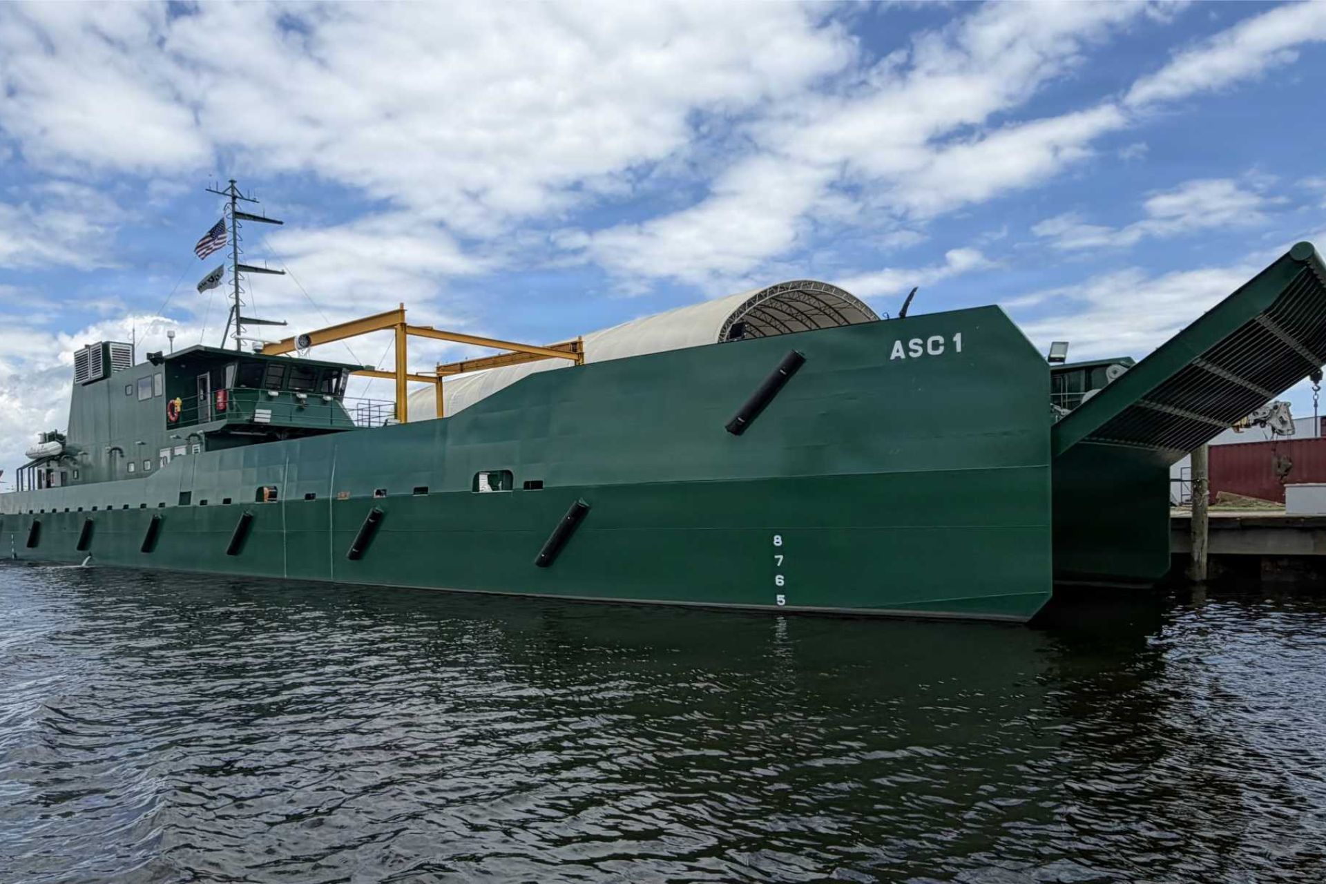 Ancillary Surface Craft ASC amphibious logistics and littoral maneuver landing ship vessel United States specifications technical data review fact sheet pictures video
