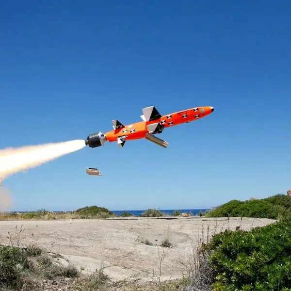 MBDA has successfully validated its new TESEO MK2/E anti-ship missile in a long-range flight test, advancing the Italian Navy’s 350-km-plus network-enabled maritime strike weapon toward planned delivery in 2028 (Picture Source: MBDA)