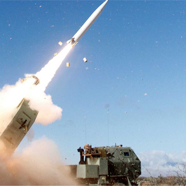 A U.S. Army Precision Strike Missile (PrSM) is launched during a live-fire test, demonstrating the long-range deep-strike capability that the Army plans to expand beyond 1,000 km with future PrSM Increment 4 for HIMARS operations against high-value targets in contested theaters.