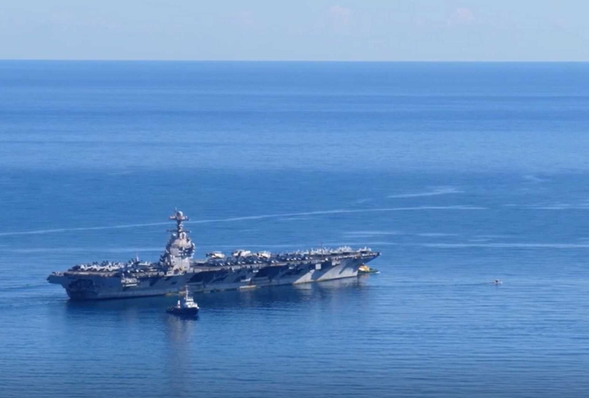The USS Gerald R. Ford, the largest aircraft carrier in the U.S. Navy, departed a port near the Greek island of Crete on February 26 and is sailing toward Israel’s coastline, with arrival expected the following day.