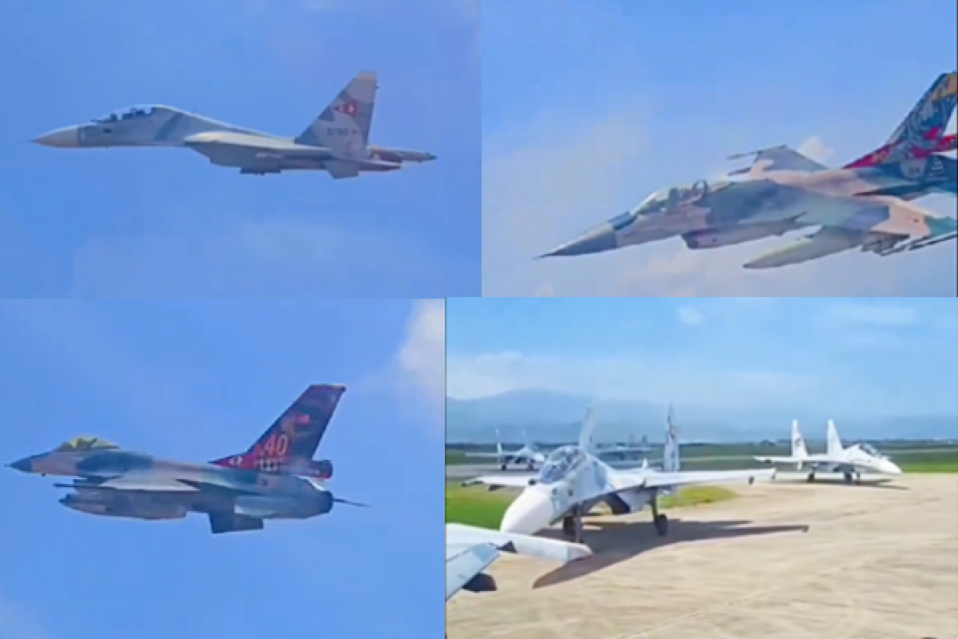 The Venezuelan F-16 and Su-30 fighter jets roar across the sky with sleek precision and commanding power (Picture Source: Venezuelan Air Force)