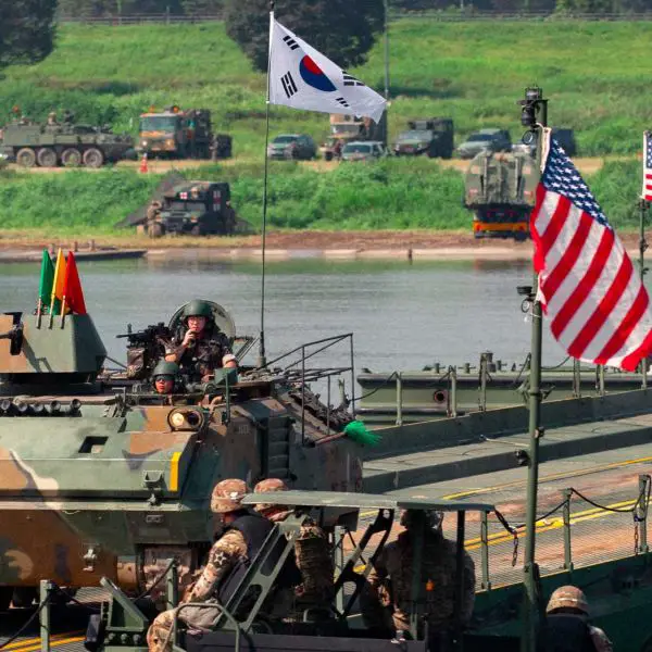 Donald Trump ordered a substantial reduction in U.S.-South Korean military exercises, including the Ulchi Freedom Shield 2026, citing their cost, his relationship with Kim Jong Un, and Seoul's refusal to support U.S. action against Iran. (Picture source: US DoD)