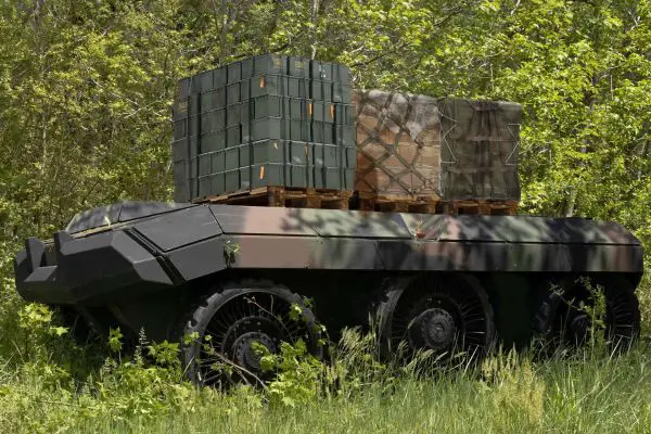 BLADE has secured a U.S. Army Project Sustainment award to advance its Dire WOLF autonomous logistics UGV for high-risk battlefield resupply missions (Picture Source: BLADE)