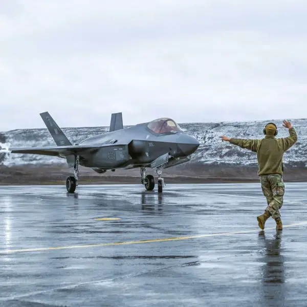 U.S. Northern Command deployed F-35A Lightning II fighters to Greenland’s Pituffik Space Base to test fifth-generation air operations and strengthen combat readiness across America’s Arctic approaches (Picture Source: U.S. Air National Guard)
