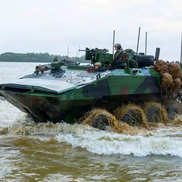 The U.S. Marine Corps faces new scrutiny over whether its planned 608 Amphibious Combat Vehicles can survive drones, loitering munitions and anti-tank weapons during combat operations ashore (Picture Source: USMC)