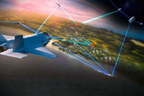 Lockheed Martin says the F-35 can feed tracking and targeting data into a missile defense network connecting space sensors, C2BMC, THAAD, and the Next Generation Interceptor (Picture Source: Lockheed Martin)