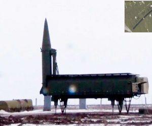 The upgraded 9M723-2 ballistic missile, commonly referred to as Iskander-1000, offers a range increase of 41% compared to the Iskander-M, enabling Russia's mobile launchers to move 160 km farther away from Ukrainian drones. (Picture source: X/MilitaryRussia.Ru)