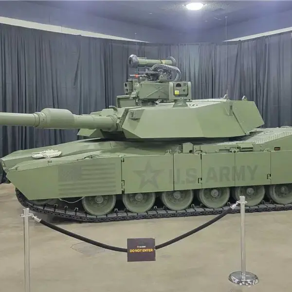 M1E3 Abrams prototype unveiled by the U.S. Army in Detroit in January 2026, showcasing the future direction of the next-generation U.S. Army main battle tank.